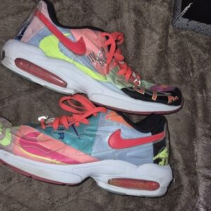 Nike Multicolor Air Max Sneakers - Coral Pink Swoosh
